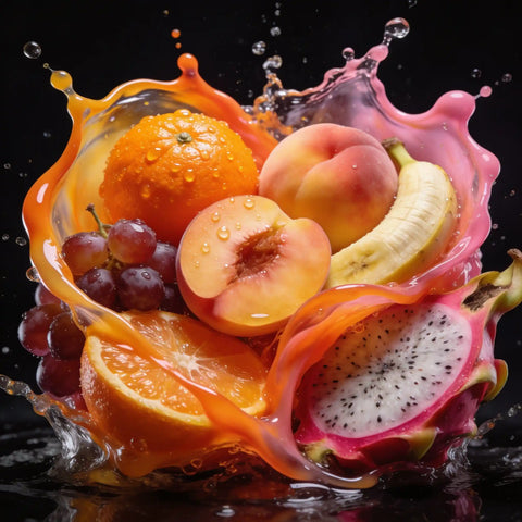 Smooth Summer - Orange Juice – Peach – Black Grape – Sweet Banana – Dragon Fruit (OPBSD) 10ml