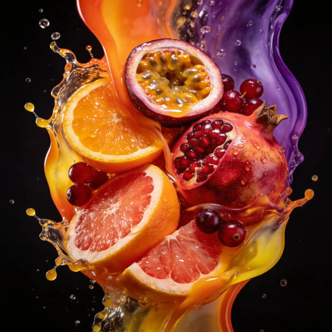 Smooth Summer - Passion fruit – Orange Syrup – Grapefruit – Pomegranate – Red Currant (POGPR) 10ml