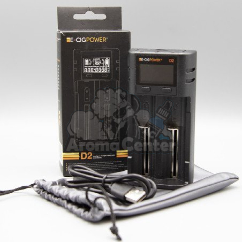 E-cigpower - D2 Intelligent USB-C LCD charger E-cigpower - D2 Intelligent USB-C LCD charger