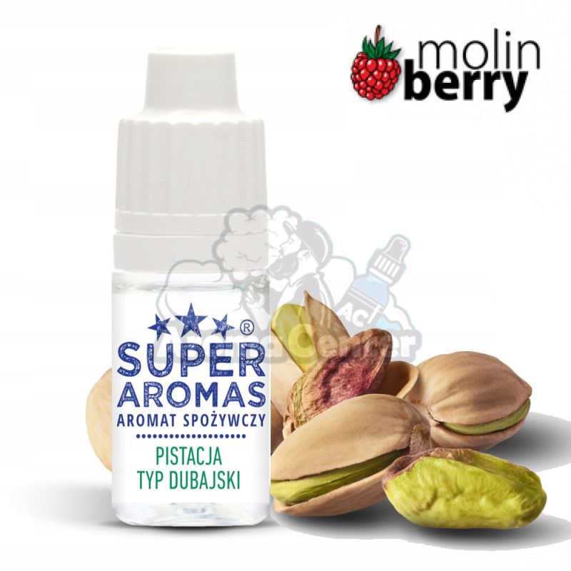 Molinberry - SuperAromas - Pistachio Dubai Type 10ml Molinberry - SuperAromas - Pistachio Dubai Type 10ml